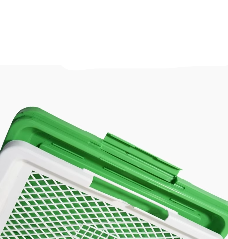 Indoor Dog Toilet with Artificial Turf | Reusable Puppy Potty Training Tray