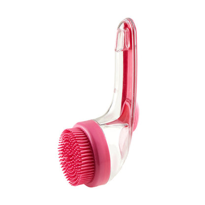 Long Handle Pet Bath Brush – Dog & Cat Shampoo Grooming Brush
