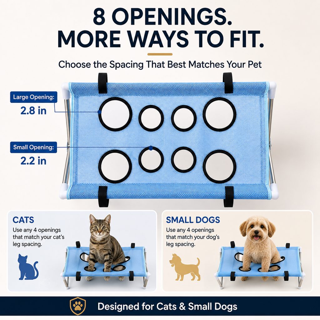Foldable Pet Grooming Stand for Cats & Small Dogs – Bathing & Nail Care