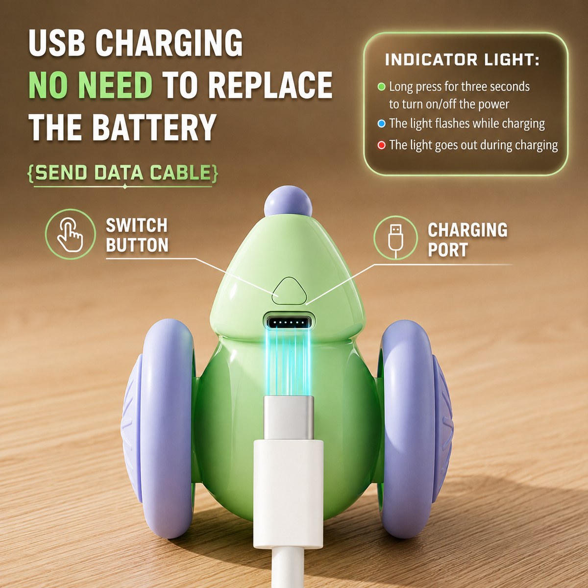 Rechargeable Interactive Cat Mouse Toy | Smart Moving Toy for Indoor Cats