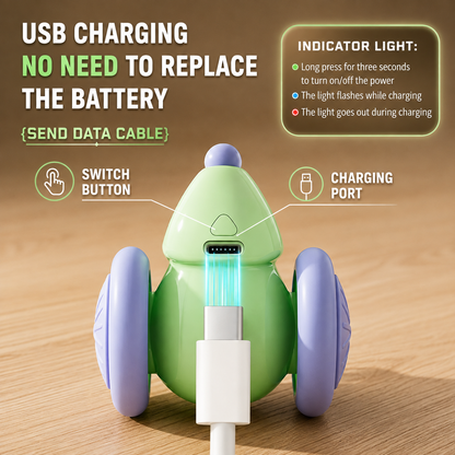 Rechargeable Interactive Cat Mouse Toy | Smart Moving Toy for Indoor Cats
