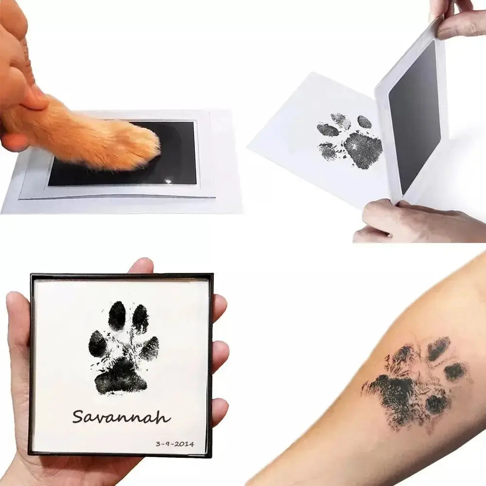 Pet Paw Print Inkless Kit – Clean Dog & Cat Nose & Paw Keepsake