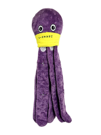 Plush Dog Snuffle Toy Octopus Puzzle | Interactive Slow Feeder for Puppies