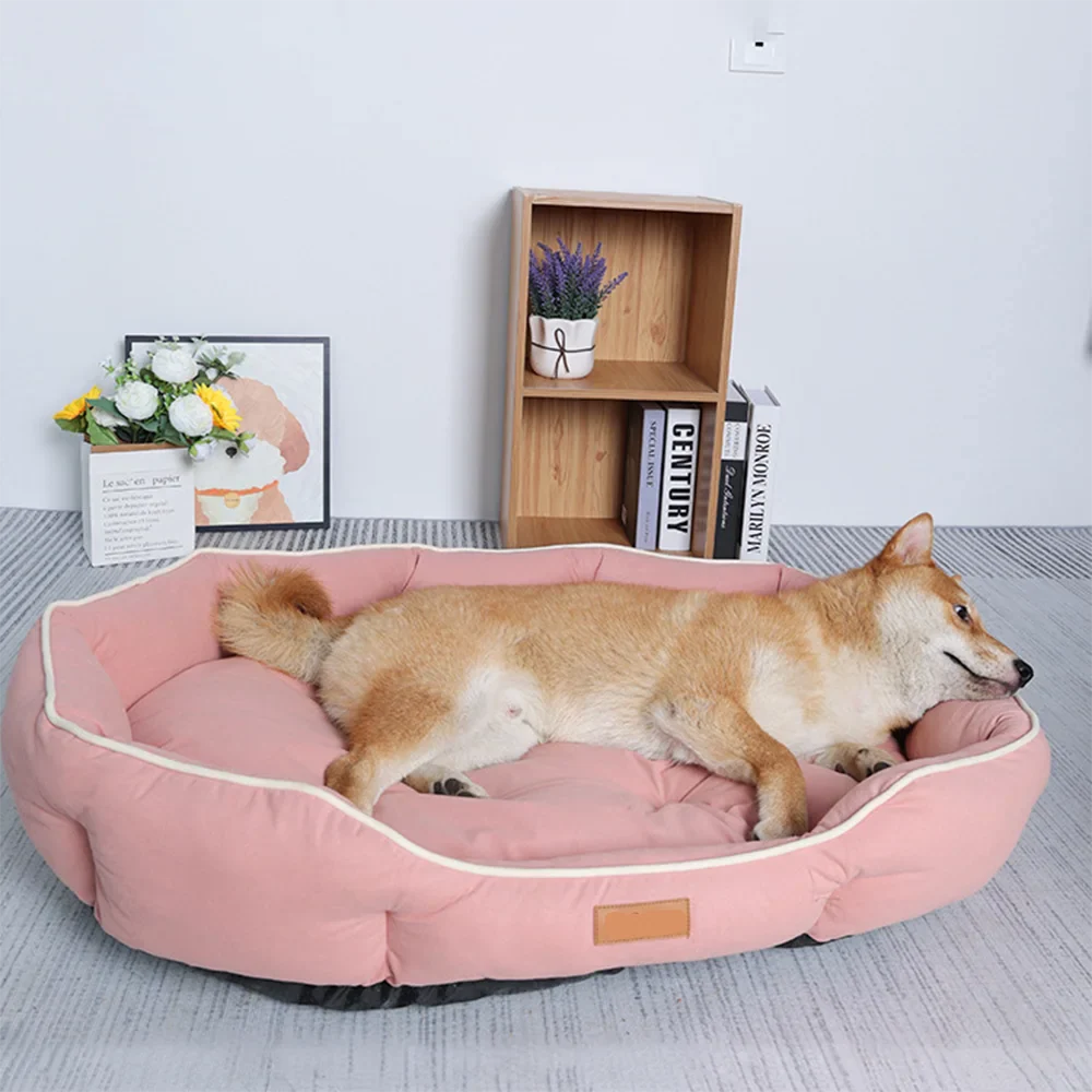 Large Washable Dog Bed | Soft Suede-Feel Cushion for Big Dogs