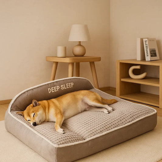 Large Orthopedic Dog Bed | Washable Deep Sleep Cushion for Big Dogs