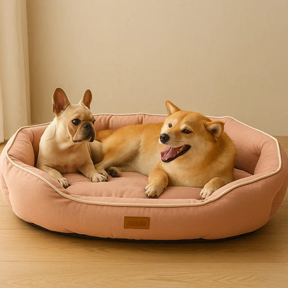 Large Washable Dog Bed | Soft Suede-Feel Cushion for Big Dogs