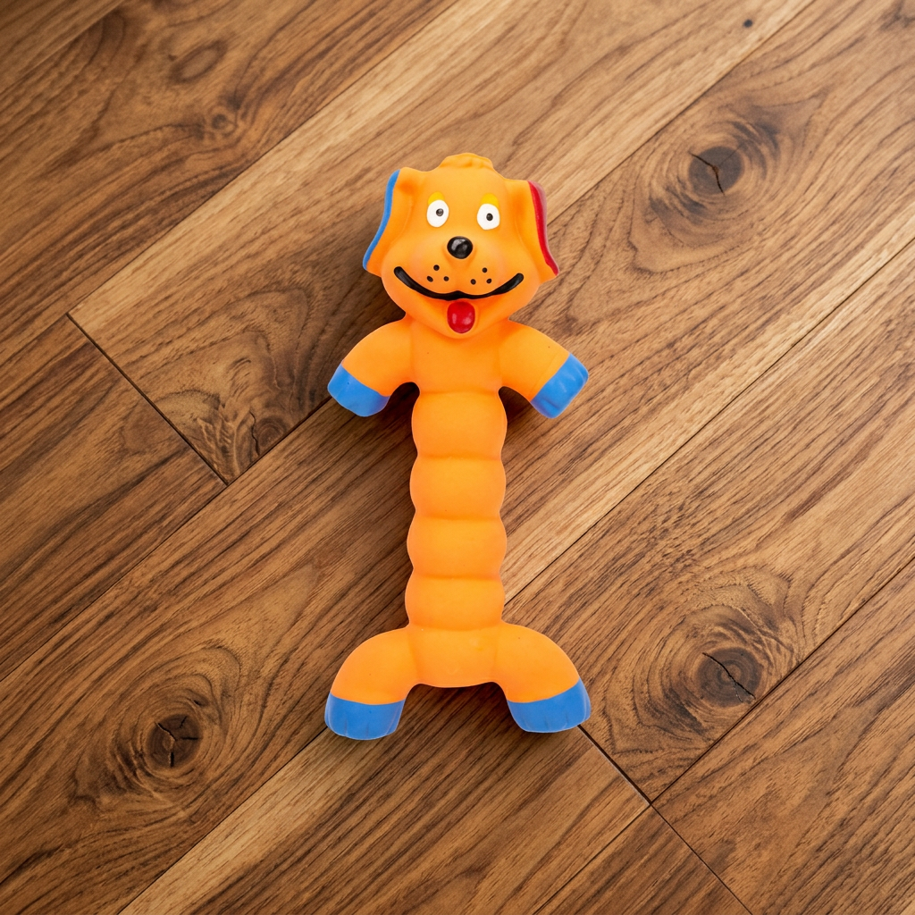 Durable Natural Latex Dog Chew Toy for Teeth Cleaning & Oral Care