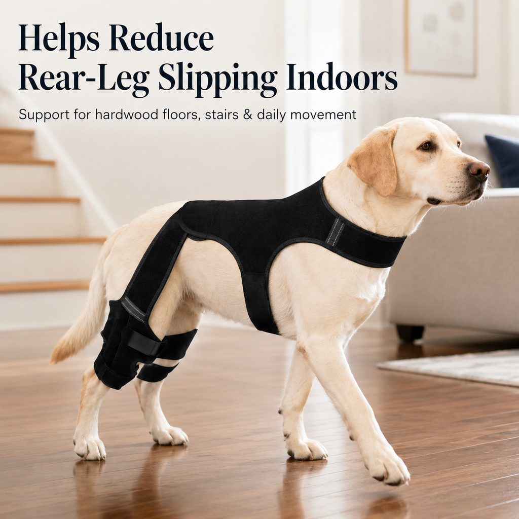 Rear Leg Support Brace for Dogs – Anti-Slip Hind Leg Stability Wrap