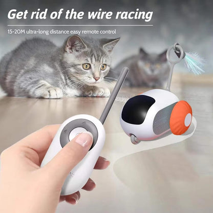 Interactive Remote Control Cat Toy | Smart Chase Toy for Indoor Cats