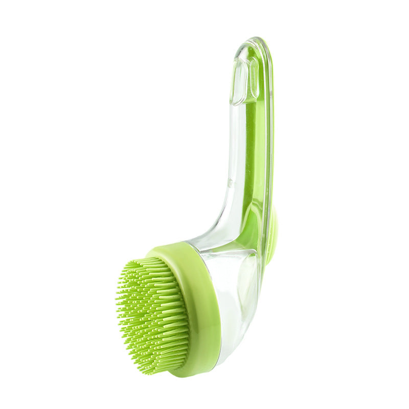 Long Handle Pet Bath Brush – Dog & Cat Shampoo Grooming Brush