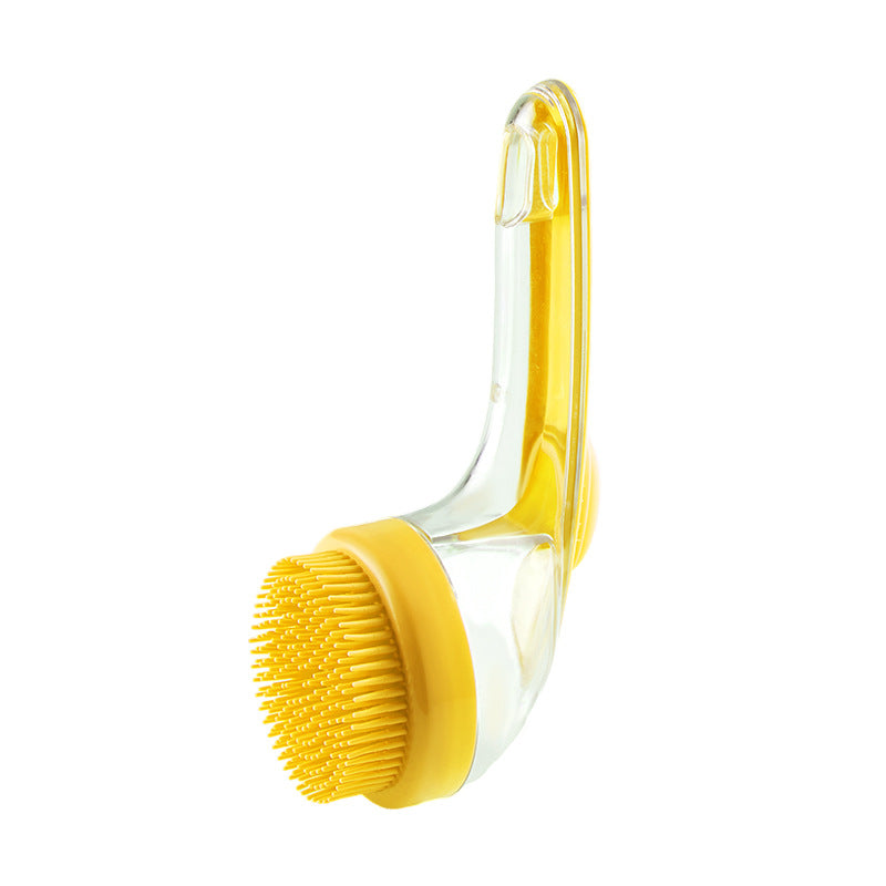 Long Handle Pet Bath Brush – Dog & Cat Shampoo Grooming Brush