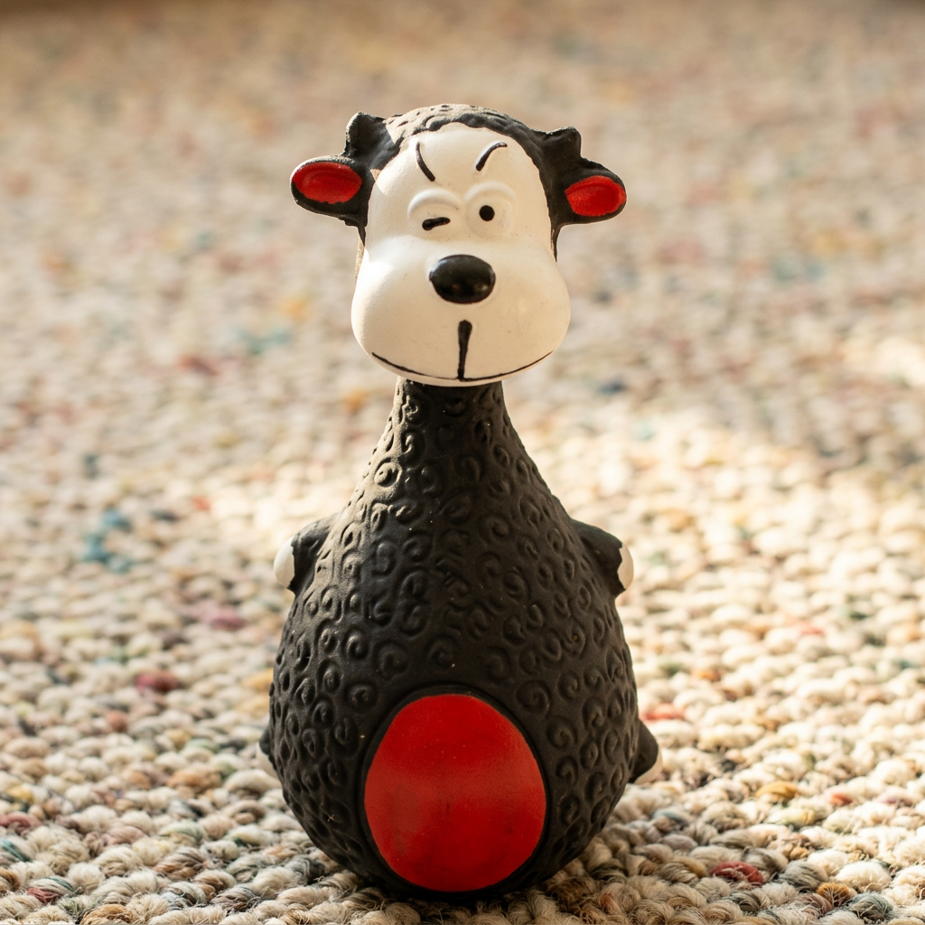 Durable Latex Squeaky Dog Toy | Interactive Chew & Dental Play Toy