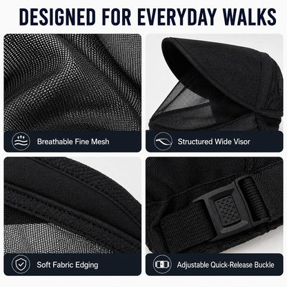 Breathable Anti-Scavenging Dog Muzzle – Mesh Hood for Walks