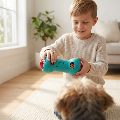 Adjustable Treat Dispensing Dog Toy – Interactive Puzzle Roller for Dogs